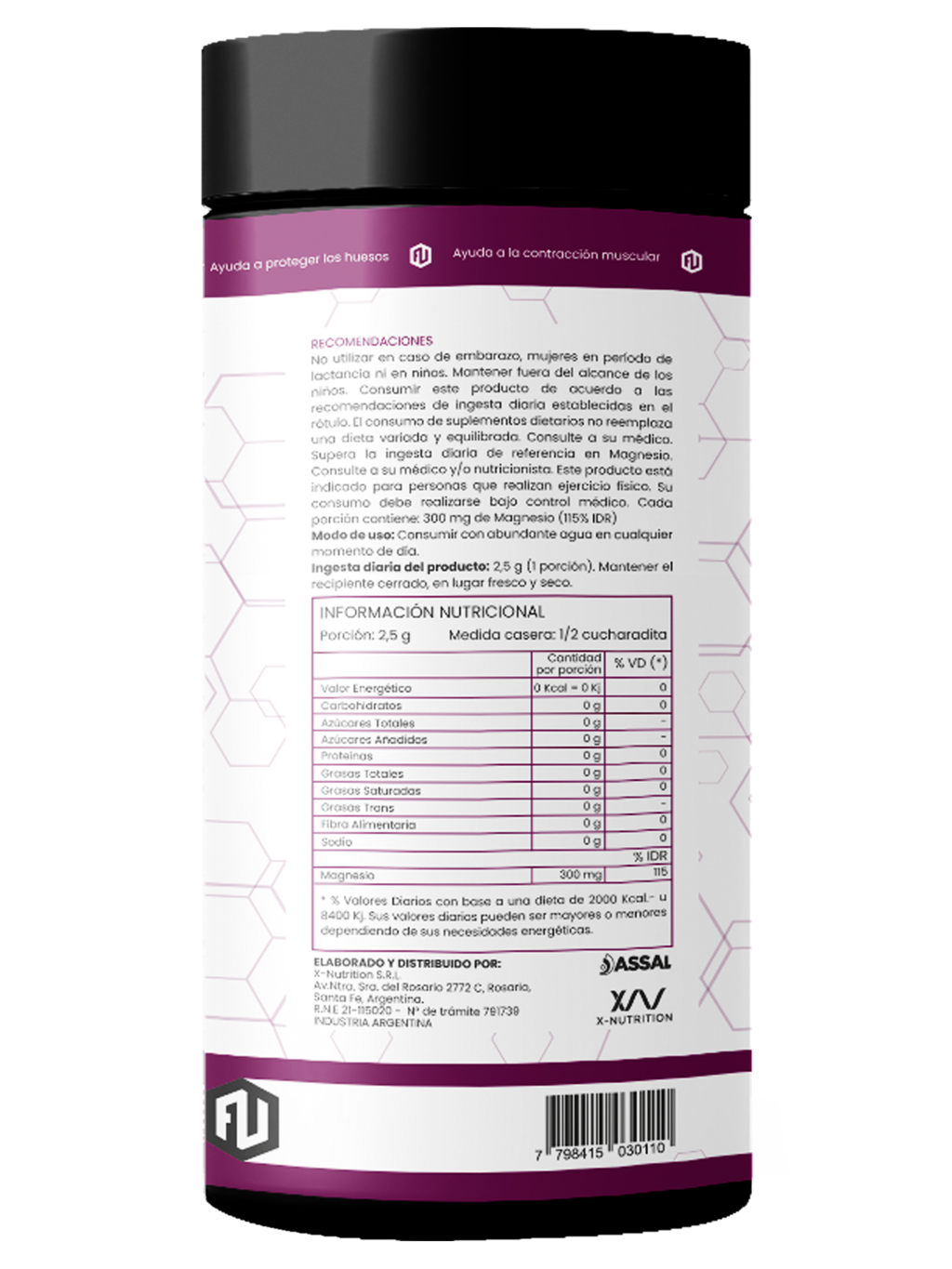 Citrato de Magnesio en polvo