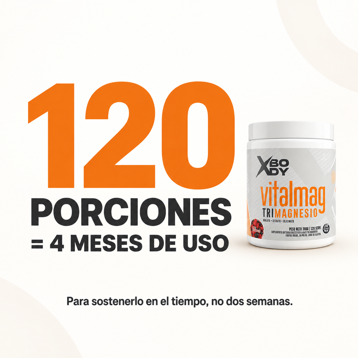 Vitalmag Trimagnesio – Malato + Citrato + Glicinato